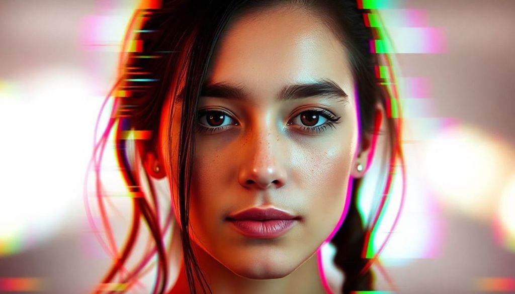 Abstract AI-generated art with dramatic lighting